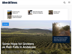 'oliveoiltimes.com' screenshot