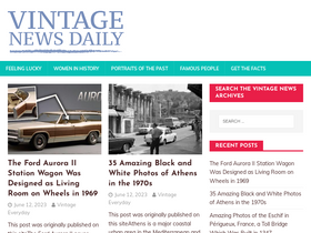 'vintagenewsdaily.com' screenshot