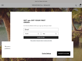 'veronicabeard.com' screenshot