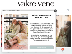 'vakrevene.no' screenshot