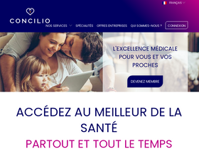 'concilio.com' screenshot