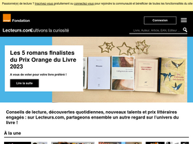 'lecteurs.com' screenshot