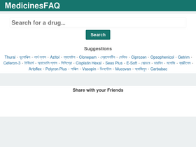 'medicinesfaq.com' screenshot