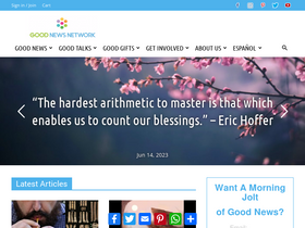 'goodnewsnetwork.org' screenshot