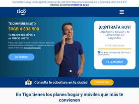 'tigo-hogar.com.co' screenshot