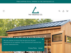 theyardspaceco.com homepage screenshot