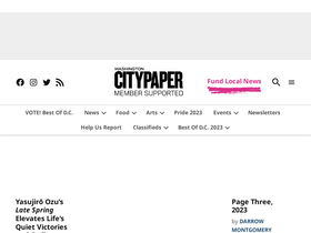 'washingtoncitypaper.com' screenshot