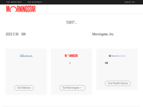 'morningstar.co.jp' screenshot