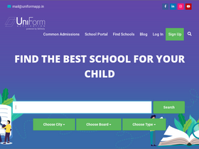 'uniformapp.in' screenshot