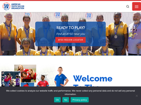 'ayso.org' screenshot