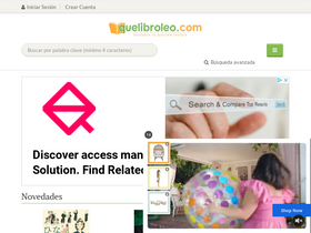 'quelibroleo.com' screenshot