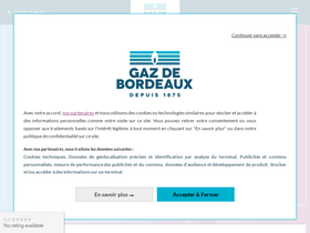 'gazdebordeaux.fr' screenshot