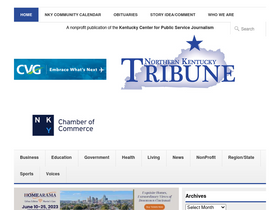'nkytribune.com' screenshot