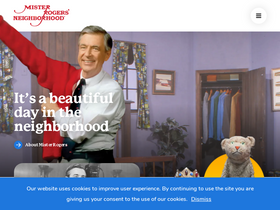 'misterrogers.org' screenshot