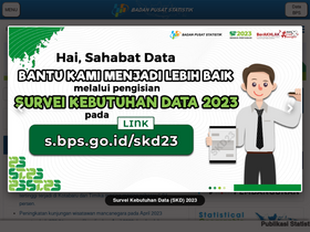 'banjarmasinkota.bps.go.id' screenshot