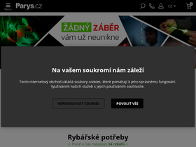 'parys.cz' screenshot