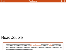 'readouble.com' screenshot