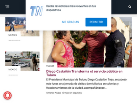'turquesanews.mx' screenshot