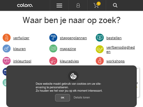 'colora.be' screenshot