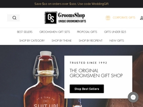 'groomsshop.com' screenshot