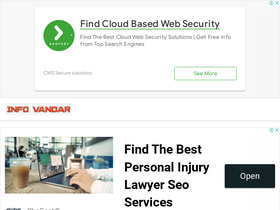 'infovandar.com' screenshot