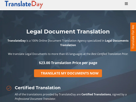 'translateday.com' screenshot