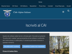 'cai.it' screenshot