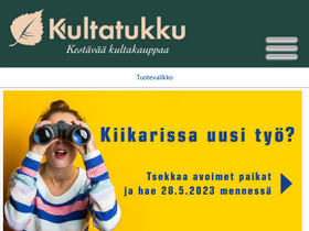 'kultatukku.fi' screenshot
