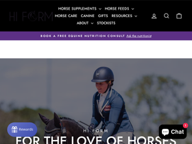 Hi Form Australia PL homepage screenshot