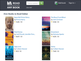 'readanybook.com' screenshot