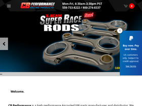 'cbperformance.com' screenshot