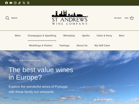 standrewswine.co.uk homepage screenshot