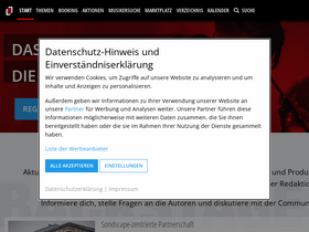'backstagepro.de' screenshot