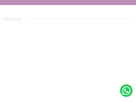 vianney.mx homepage screenshot