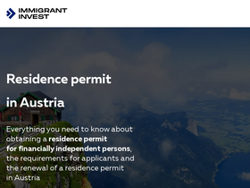 'immigrant-austria.com' screenshot