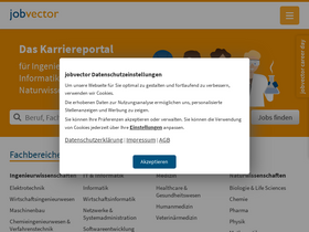 'jobvector.de' screenshot