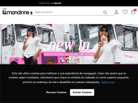 'lamandinne.com.br' screenshot