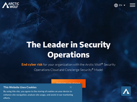 'arcticwolf.com' screenshot