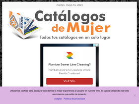 'catalogosdemujer.com' screenshot