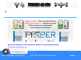 'steroids-uk.com' screenshot