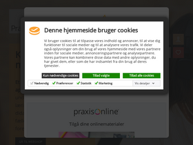 'praxis.dk' screenshot
