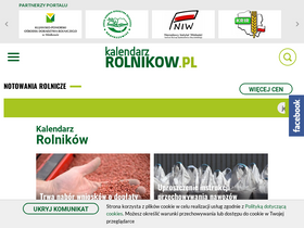 'plebiscyt.kalendarzrolnikow.pl' screenshot
