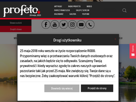 'profeto.pl' screenshot