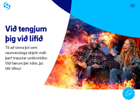 'sjonvarp.siminn.is' screenshot