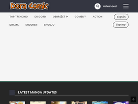 'doracomics.com' screenshot