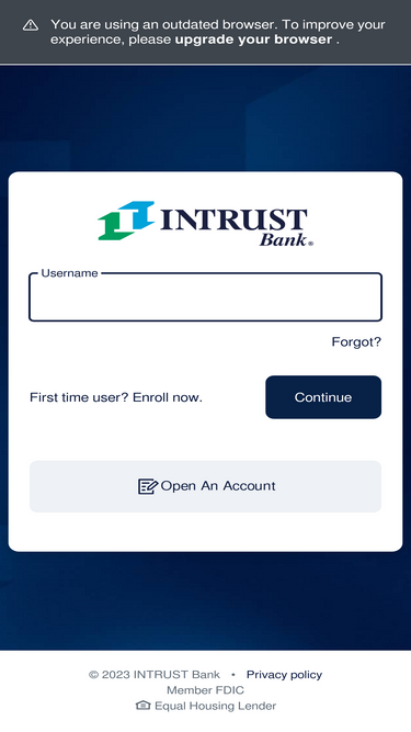 my.intrustbank.com
