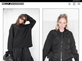 nellyjohansson.com homepage screenshot