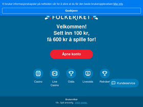 'folkeriket.com' screenshot