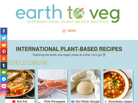 'earthtoveg.com' screenshot