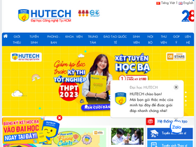 'hutech.edu.vn' screenshot